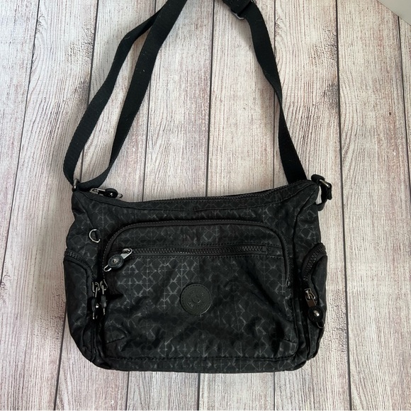 KIPLING Gabbie Black Nylon Crossbody Bag - Picture 2 of 7